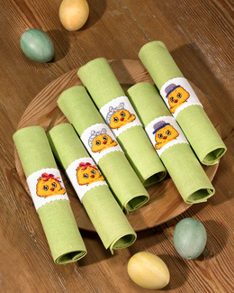 Servettringar Söta kycklingar 6-pack