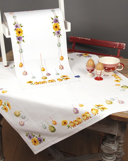 Broderikit Löpare Kycklingvänner