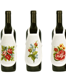 Flaskförkläden Rosor 3-pack