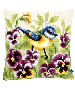 Broderikit Kudde Fågelsång
