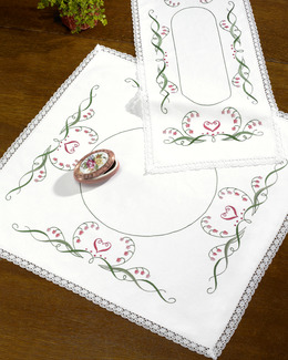 Broderikit Duk Löjtnantshjärta