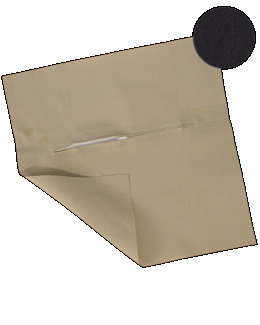 Kuddbakstycke 45x45 cm svart
