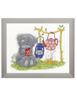 Broderikit Tavla Ute på tur