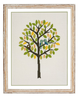 Broderikit Tavla Vår aida