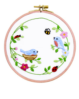 Broderikit Tavla Fågelnäste