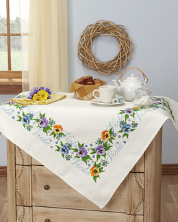 Broderikit Duk Viola