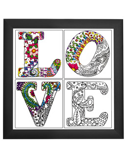 Broderikit Tavla Zen Love