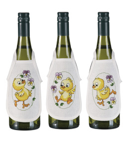 Flaskförkläden Tre små kycklingar 3-pack