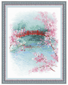Broderikit Tavla Sakura Bridge