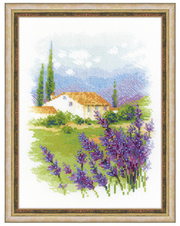 Broderikit Tavla Gården i Provence