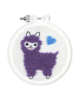 Punch needle kit Lama