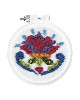 Punch needle kit Blomster