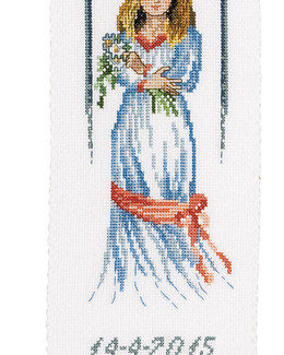 Broderikit Konfirmationsvepa Flicka