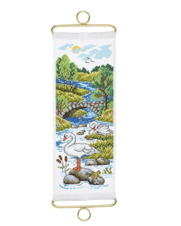 Broderikit Minivepa Svanar