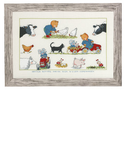 Broderikit Tavla Djuren på gården