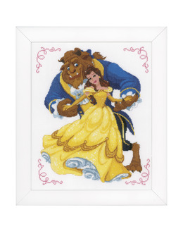 Broderikit Tavla Skönheten och odjur