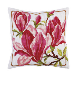 Broderikit Kudde Magnolia