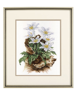 Broderikit Tavla Vårblommor