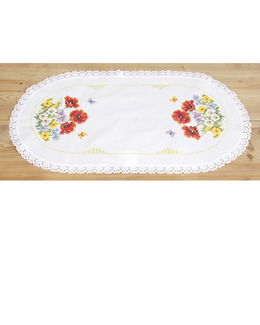 Broderikit Duk Vårblommor