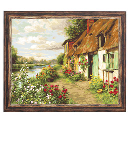 Broderikit Tavla Landstället