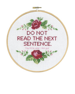 Broderikit Tavla Do not read