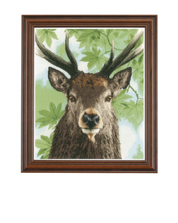 Broderikit Tavla Röd Hjort