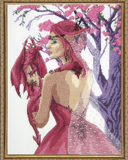 Broderikit Tavla Drakprinsessan