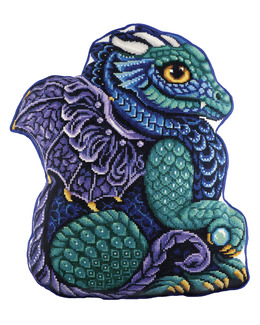 Broderikit Figur Draken