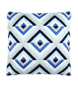 Broderikit Kudde långstygn Kubisk