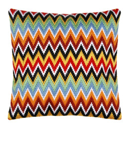 Broderikit Kudde långstygn Zick zack