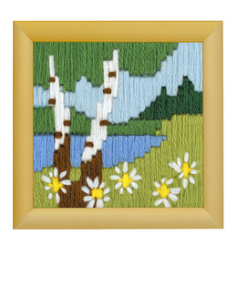 Broderikit Tavla långstygn Vid sjön