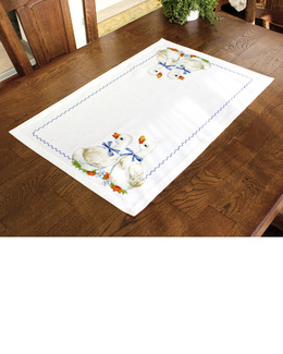 Broderikit Duk Gåsar 50x80 cm