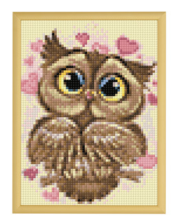 Diamond painting Ugglan