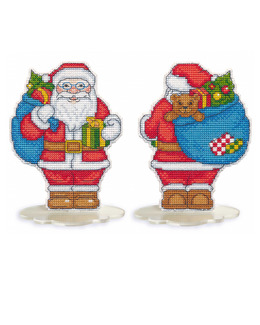 Plastic Canvas Tomte med säck