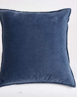 Kuddfodral Sammet Blå 45x45