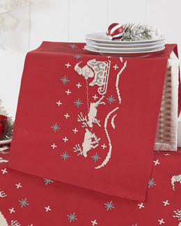 Löpare Tomte med släde