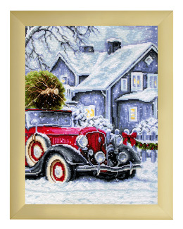 Broderikit Tavla Granhämtning