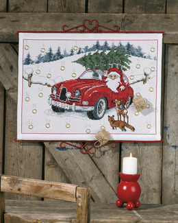 Broderikit Kalender Julgranen