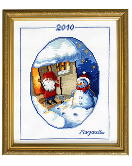 Broderikit Årstomte 2010