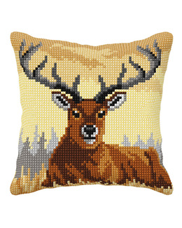 Broderikit Kudde Hjort