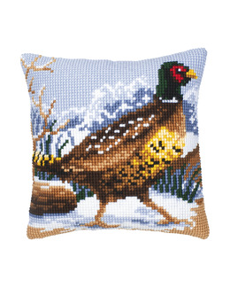 Broderikit Kudde Fasan