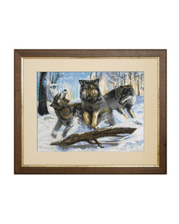 Broderikit Tavla på jakt