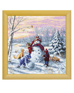 Broderikit Tavla God Jul