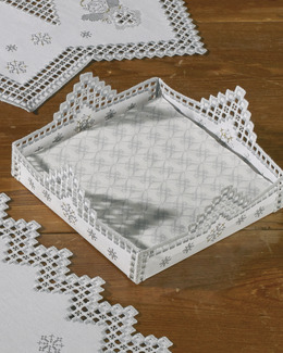 Hardanger Ängel på vitt