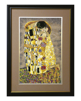 Broderikit Tavla Kyssen