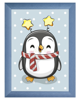 Diamond painting Glada pingvinen