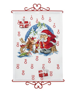 Broderikit Kalender Möte i skogen