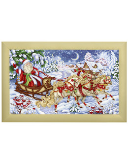 Broderikit Tavla Julfärd