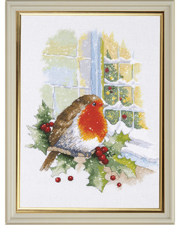 Broderikit Jultavla domherre