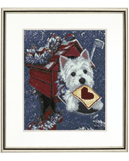 Diamond painting Julhälsning